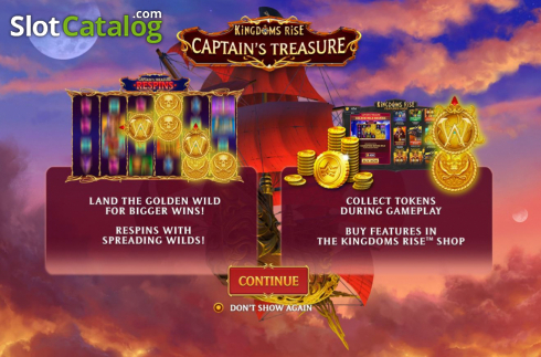 Οθόνη3. Kingdoms Rise: Captain's Treasure Κουλοχέρης