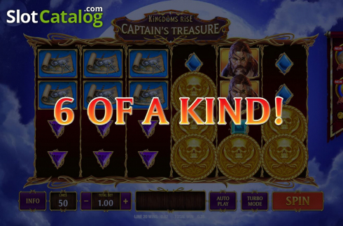 Οθόνη6. Kingdoms Rise: Captain's Treasure Κουλοχέρης
