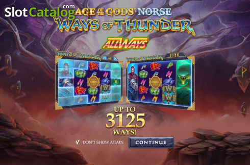 Οθόνη2. Age of the Gods: Norse - Ways of Thunder Κουλοχέρης