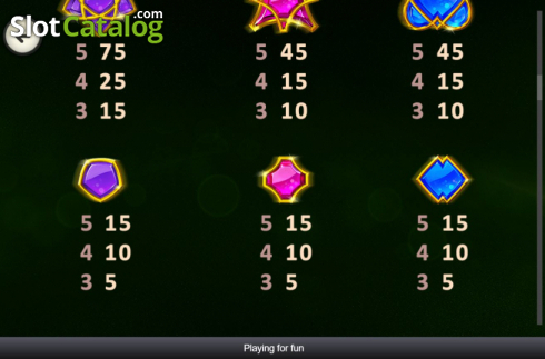 Οθόνη9. Lucky Emeralds Κουλοχέρης 