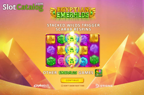 Οθόνη2. Egyptian Emeralds Κουλοχέρης