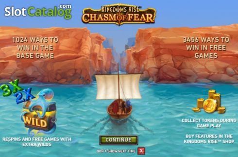 Οθόνη2. Kingdoms Rise Chasm of Fear Κουλοχέρης