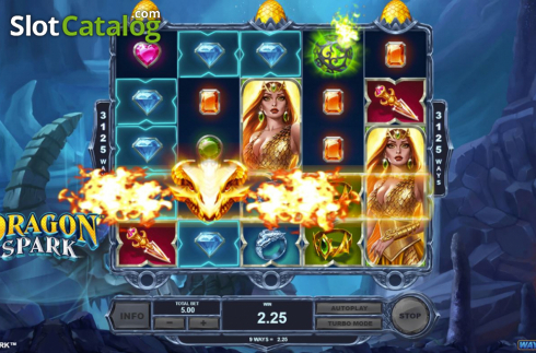 Οθόνη3. Dragon Spark Κουλοχέρης