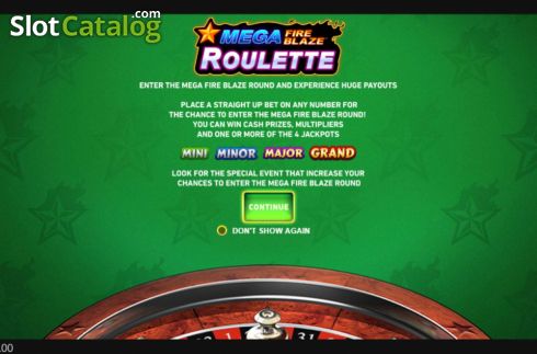 Οθόνη3. Mega Fire Blaze Roulette Κουλοχέρης 