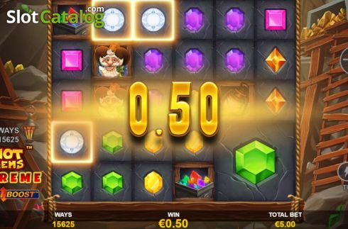 Οθόνη4. Hot Gems Extreme Κουλοχέρης