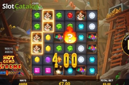 Οθόνη6. Hot Gems Extreme Κουλοχέρης