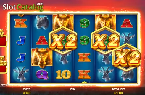 Οθόνη5. Rhino Blitz Κουλοχέρης