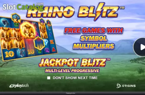 Οθόνη2. Rhino Blitz Κουλοχέρης