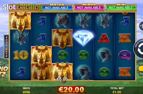 Οθόνη4. Rhino Blitz Κουλοχέρης
