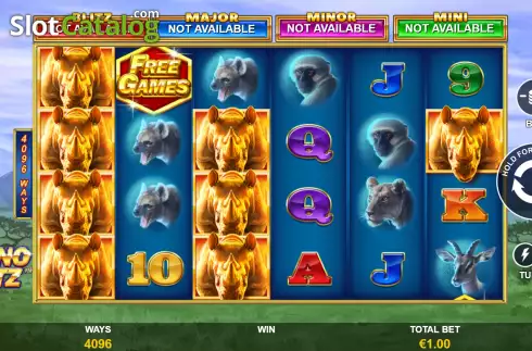 Οθόνη3. Rhino Blitz Κουλοχέρης