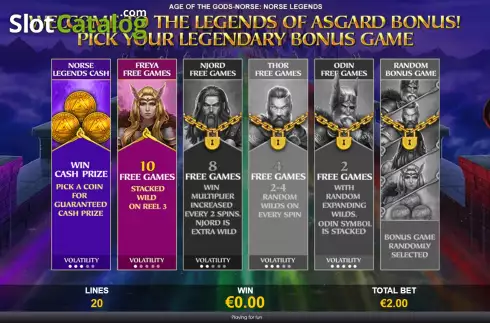 Οθόνη8. Age of the Gods Norse Norse Legends Κουλοχέρης
