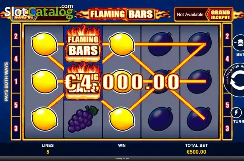 Οθόνη4. Football Flaming Bars Κουλοχέρης
