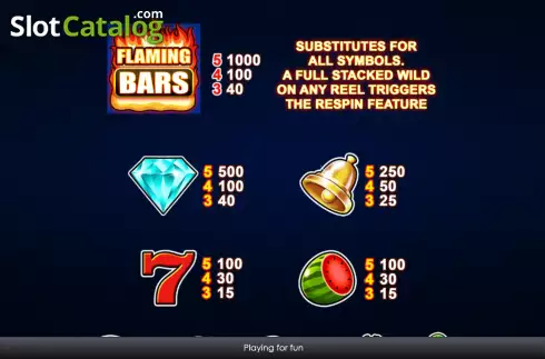Οθόνη7. Football Flaming Bars Κουλοχέρης