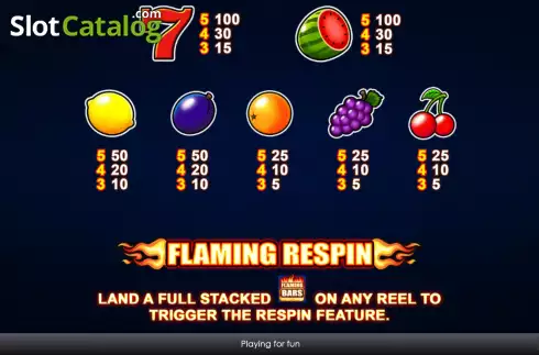 Οθόνη8. Football Flaming Bars Κουλοχέρης