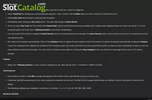 Οθόνη6. Anaconda Wild Scratch Κουλοχέρης