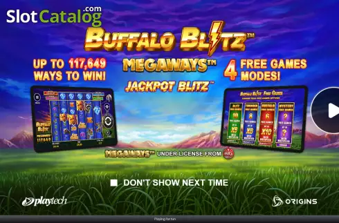 Οθόνη2. Buffalo Blitz Megaways Κουλοχέρης