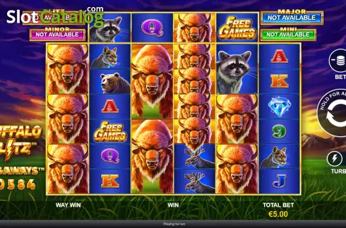 Οθόνη3. Buffalo Blitz Megaways Κουλοχέρης