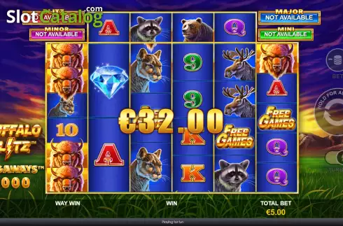 Οθόνη4. Buffalo Blitz Megaways Κουλοχέρης