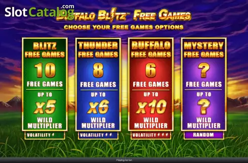Οθόνη9. Buffalo Blitz Megaways Κουλοχέρης
