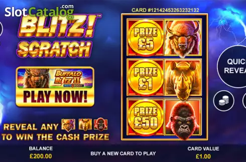 Οθόνη3. Blitz Scratch Κουλοχέρης