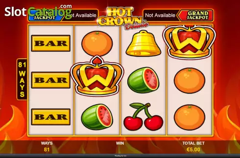 Οθόνη2. Hot Crown Deluxe Κουλοχέρης