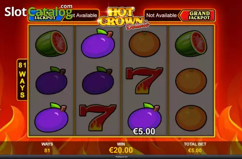 Οθόνη3. Hot Crown Deluxe Κουλοχέρης