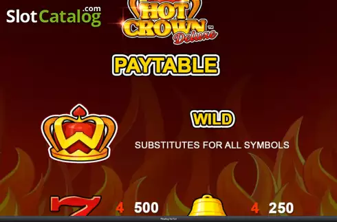 Οθόνη5. Hot Crown Deluxe Κουλοχέρης