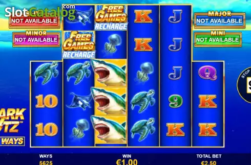 Οθόνη4. Shark Blitz Κουλοχέρης