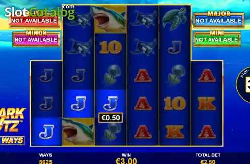Οθόνη5. Shark Blitz Κουλοχέρης