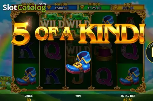 Οθόνη4. Cash Collect Leprechauns Luck Κουλοχέρης