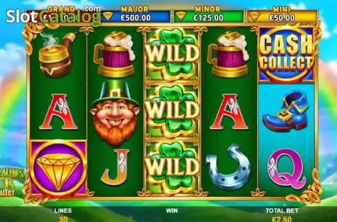 Οθόνη6. Cash Collect Leprechauns Luck Κουλοχέρης