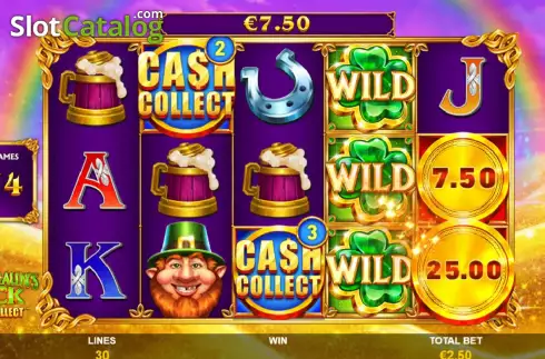 Οθόνη9. Cash Collect Leprechauns Luck Κουλοχέρης