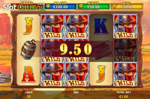 Οθόνη5. Cash Collect Silver Bullet Bandit Κουλοχέρης