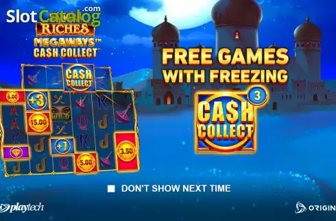 Οθόνη2. Cash Collect Sahara Riches Megaways Κουλοχέρης 