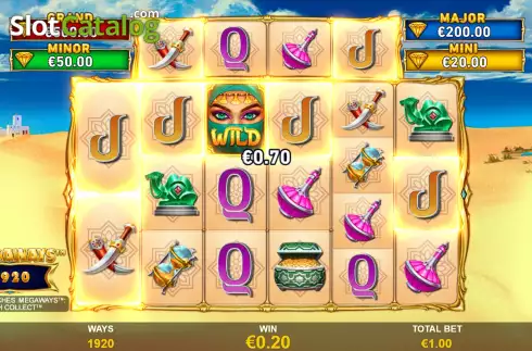 Οθόνη4. Cash Collect Sahara Riches Megaways Κουλοχέρης 