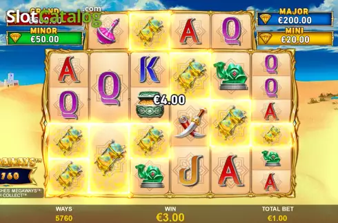 Οθόνη5. Cash Collect Sahara Riches Megaways Κουλοχέρης 