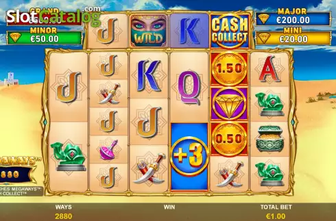 Οθόνη6. Cash Collect Sahara Riches Megaways Κουλοχέρης 