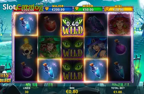 Οθόνη4. Witches Cash Collect Κουλοχέρης
