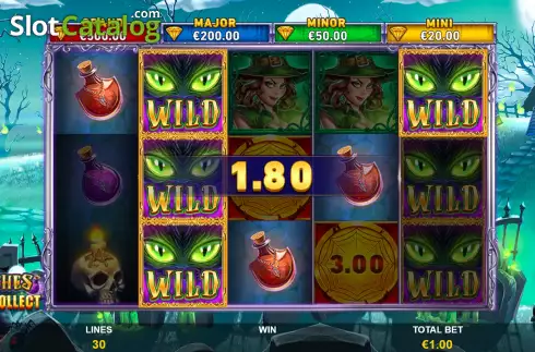 Οθόνη5. Witches Cash Collect Κουλοχέρης