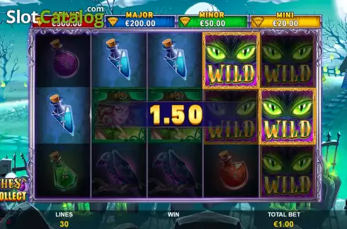 Οθόνη6. Witches Cash Collect Κουλοχέρης