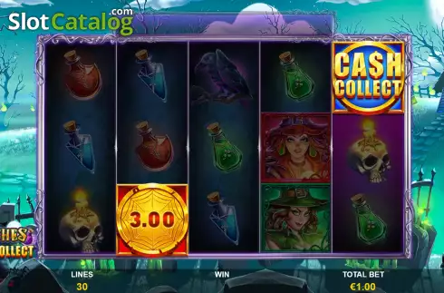 Οθόνη7. Witches Cash Collect Κουλοχέρης