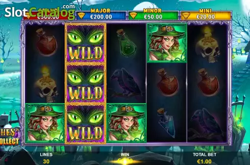 Οθόνη8. Witches Cash Collect Κουλοχέρης