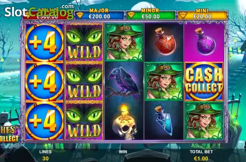 Οθόνη9. Witches Cash Collect Κουλοχέρης