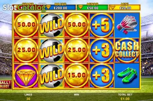 Οθόνη3. Football Cash Collect Κουλοχέρης