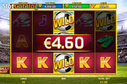 Οθόνη4. Football Cash Collect Κουλοχέρης