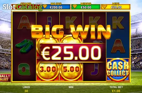 Οθόνη7. Football Cash Collect Κουλοχέρης