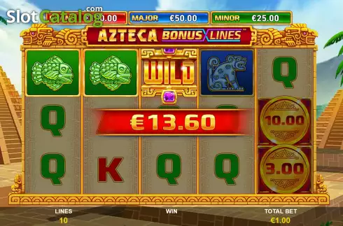 Οθόνη5. Azteca Bonus Lines Κουλοχέρης