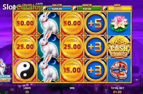Οθόνη3. Rabbits Treasure Cash Collect Κουλοχέρης