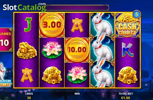 Οθόνη8. Rabbits Treasure Cash Collect Κουλοχέρης