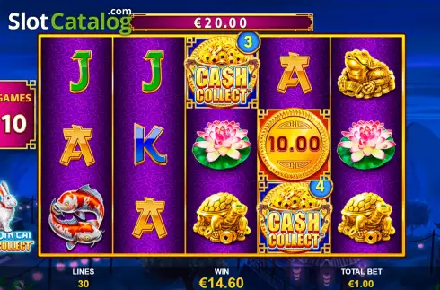 Οθόνη9. Rabbits Treasure Cash Collect Κουλοχέρης
